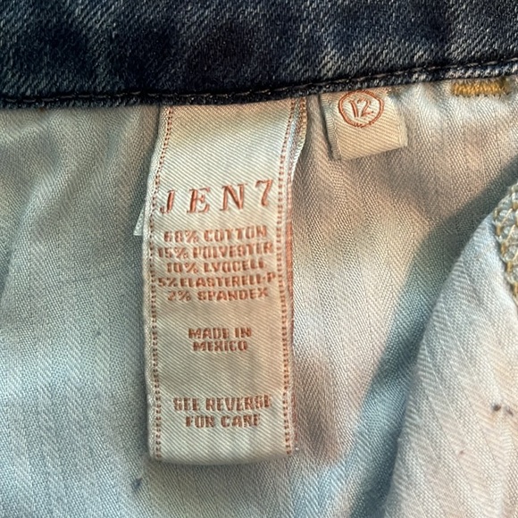 7 For All Mankind Jen7 Ankle Skinny High Rise Size 12 - Picture 12 of 16